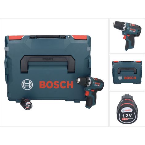 Bosch GSR 12V-35 Professional Akku Bohrschrauber 12 V 35 Nm Brushless + 1x Akku 2,0 Ah + L-Boxx - ohne Ladegerät