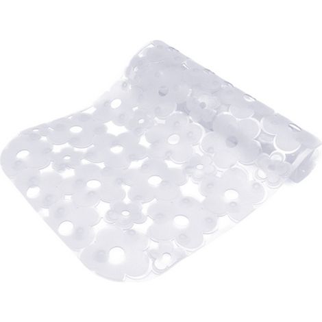 TAPPETO ANTISCIVOLO PER VASCA MOD. MARGHERITA CM 72 X 36- Cristallo- DH- pezzi 1