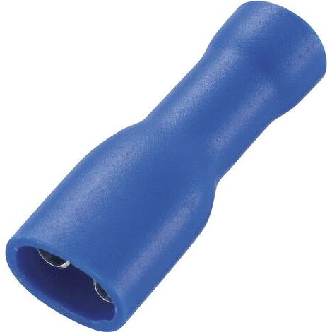 COSSE CLIP 4.8 MM X 0.8 MM TRU COMPONENTS FDFD2-187(8) 737840 1.50 MM² 2.50 MM² ENTIÈREMENT ISOLÉ BLEU 50 PC(S) (1/2)