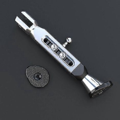 1 Stück verstellbarer CNC-gefräster Motorradständer aus Aluminium, Fußstütze für Motorräder, Parkbein, Fußseitenstütze – Silber (1/5)