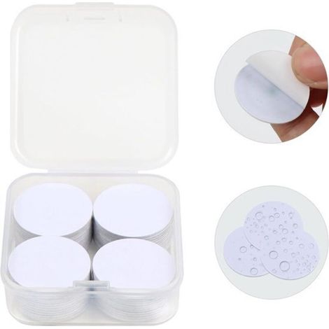 Étiquettes NFC (50 pièces) - Autocollants NFC vierges NTAG215 - Avec couche adhésive pour téléphones - Pour Amiibo/TagMo/transfert de données - Puces NFC programmables - Blanc - 25 mm - Lot de 50 (1/5)