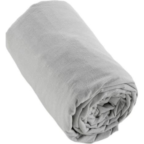 Drap Housse - Flanelle Coton 90 x 190 cm - Bonnet 30 cm - Pour Matelas Épais - 1 Pièce (1/3)