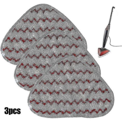 Housse de rechange en microfibre pour balai vapeur Vileda/Ocedar - Accessoires pour nettoyeur vapeur (3 pièces) (1/2)