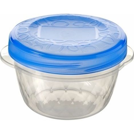 Hermetico Alimentos Redondo 0,5Lt Con Rosca Take Away Tra Plastico Curver 3 Pz