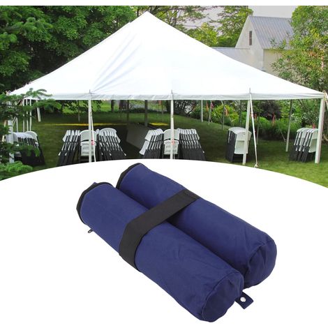 Abris anti-pluie extérieurs, tentes, sacs de sable, présentoirs publicitaires, sacs de fixation, sacs de sable coupe-vent, bleu marine (1/5)