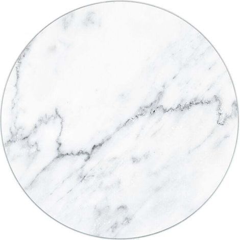 Dessous de plat, dessous de plat en verre, design marbre, Verre, ø20 cm, Gris (1/3)