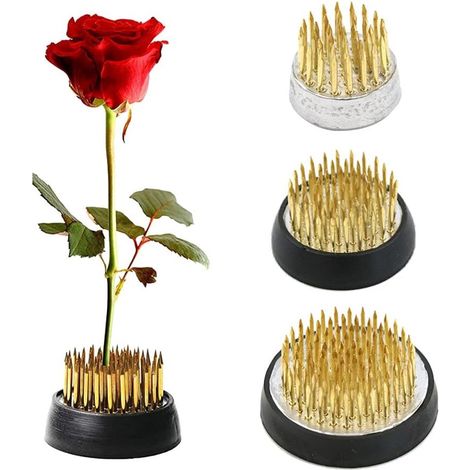 Accessoires pour compositions florales - Support pour compositions florales - Grenouille ronde pour compositions florales - Lot de 3 - Pour jardin, hôtel et décoration intérieure (1/5)