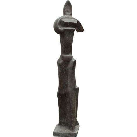 Moderne Kunst Skulptur aus gegossener Bronze L60xDP50xH175 cm Dekorative Statue für Zuhause und Wohnzimmer Skulptur außen innen (1/5)