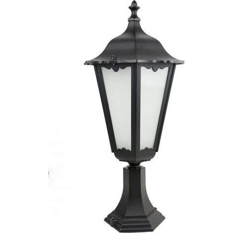 Lampada da giardino a stelo Retro nera 65cm E27 IP43 (1/5)