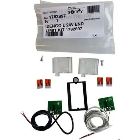 Somfy – 1782897 – Kit fin de course Ixengo L 24V – Moteur pour motorisation de portail – Longueur de vantail 2.5m