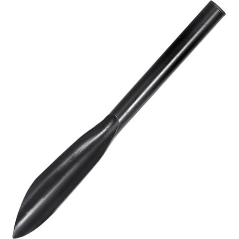 Pelle de jardinage pointue en acier au carbone, en forme de feuille, outil manuel pour désherber, creuser, transplanter et planter (1 pièce)