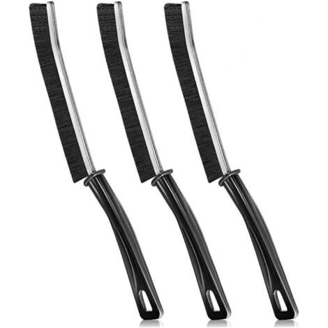 Brosse de Nettoyage des Interstices,3 PCS Brosse de Nettoyage des Crevasses Brosse de Nettoyage à Poils Durs Brosse Joint Carrelage pour Salle de Bain Cuisine Fenêtres (1/5)