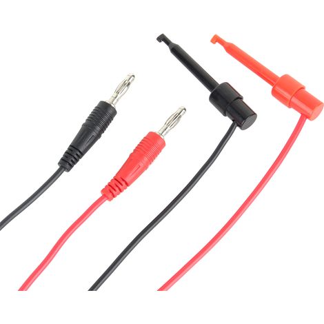 1 Paar Bananenstecker zum Testen der Hakenklemmen eines Multimeters (1/5)