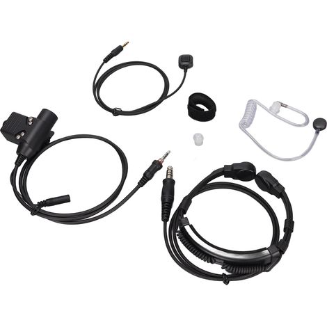 Micro-casque U94 avec bouton PTT (7,1 mm) pour Yaesu Vertex VX6R et VX7