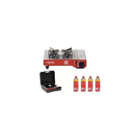 ROTHENBERGER Industrial Fornello da campeggio 2,2 kW Deluxe RS 220 incl. 4x RoButan 220 gr. - 1500004233 (1/5)