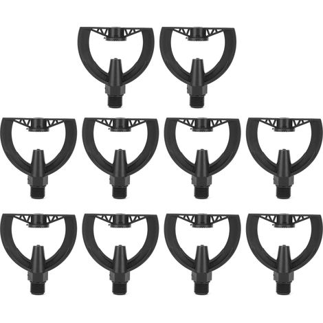 10 Pièces Arroseur à Impact Réfraction Filetage Mâle G1/2 pour Jardin Pelouse Irrigation (1/5)