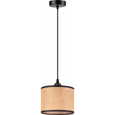 Lampe Tornado AM1 en jute noir (1/5)