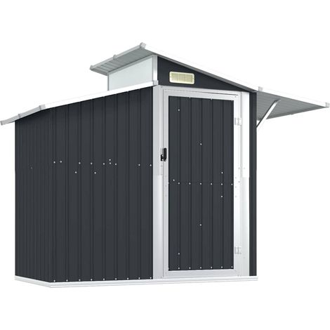 Maison Exclusive - Capanno da Giardino Antracite 270x130x208,5 cm Acciaio Zincato (1/5)
