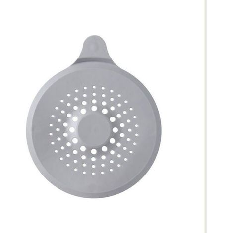 4 couvercles égout silicone gris 14.5x17cm, filtre évier ventouse (1/4)
