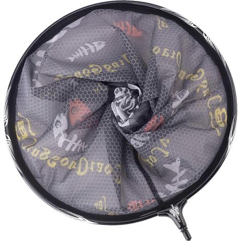 Tête d'épuisette pour la capture ou la remise à l'eau en toute sécurité des poissons, accessoires de pêche, épuisette sans poignée, noire. (1/5)