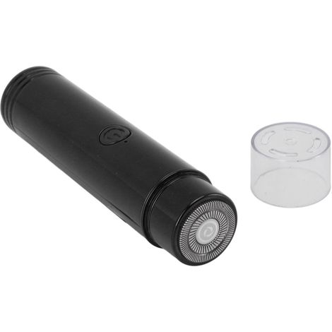 Tondeuse Compacte Cheveux Barbe Électrique USB Rechargeable Nomade Rasoir Précision Voyage Quotidien Noir ABS Acier Tissu Non Tissé Kit Câble Brosse Sac (1/5)