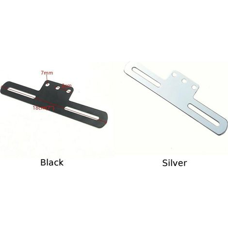 Support de plaque d'immatriculation pour moto, support de feu arrière, support de plaque d'immatriculation (1/5)