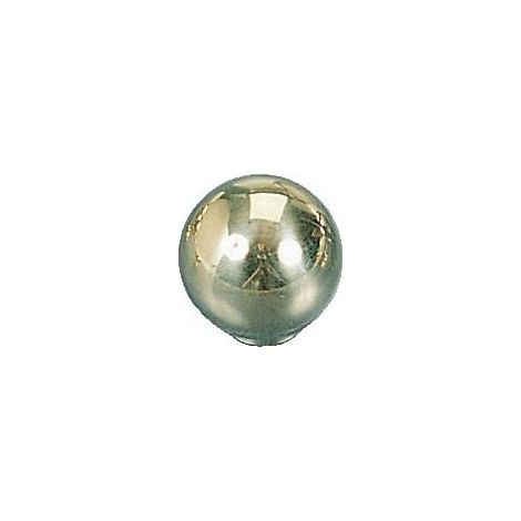 Bouton boule Ø 25 mm laiton poli - 1029 - METAUX OUVRES & DECORES (1/2)