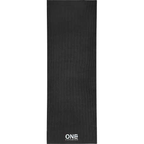 Tappetino yoga, nero, antiscivolo, spessore 6 mm (1/5)