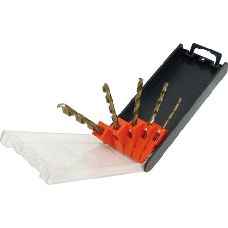 Brocas HSS de Cobalto 5% Tecn'x Juego de 5 piezas Sc - Riss