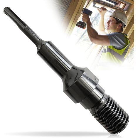 Adaptateur SDS PLUS : 1 1/4" UNC pour couronne de forage diamantée et carotteuse, adaptateur pour carotteuse Plus rallonge (1/5)