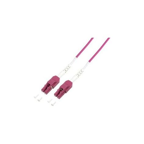 LogiLink FP4UB02 Cable de fibra óptica e InfiniBand 2 m LC Violeta