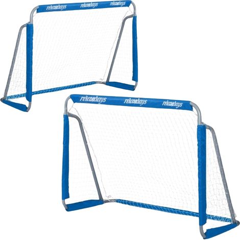 2 stk fuballtor in blau 88300