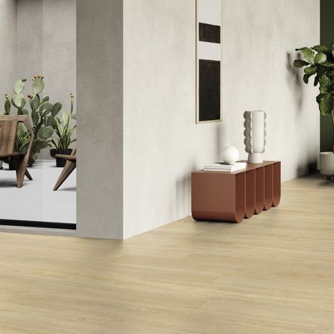 Lame de sol PVC prête à poser sous couche intégrée effet bois madera beige GERFLOR - 2.97 m²