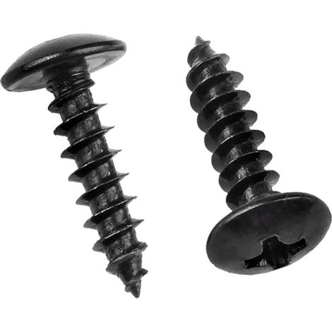 M3 x 6mm 50 Pcs Acier inoxydable 304 Tête ronde Vis à bois Cruciformes Tête de Champignon Vis autotaraudeuses-DOU (1/4)