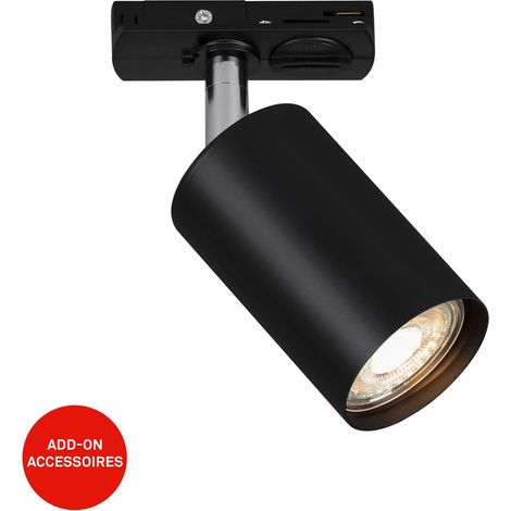 Briloner Rail Système de rail, Pivotant, Rotatif, Combinable, Accessoires, Noir, 13,8 cm (1/5)