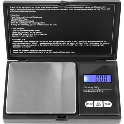 Herzberg HG-04265 : Balance électronique portable pour bijoux-AquaForge