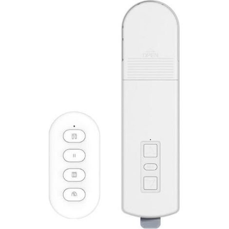 Moteur De Store Enrouleur Intelligent, Moteur De Rideau Électrique, Contrôle De La Langue Et L'application Tuya, Avec Télécommande Et Panneau Solaire, Compatible Avec Système Zigbee Tuya (1/5)