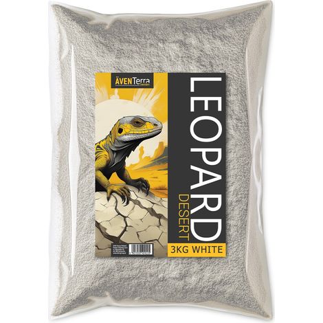 Arcilla para terrario aventera sweden leopard desert white 3KG natural (1/5)