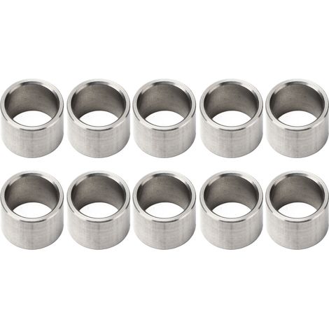 Kit de 10 rondelles d'espacement en acier inoxydable, diamètre extérieur 15 mm, diamètre intérieur 12 mm, référence 3515-0015-0120 (1/5)