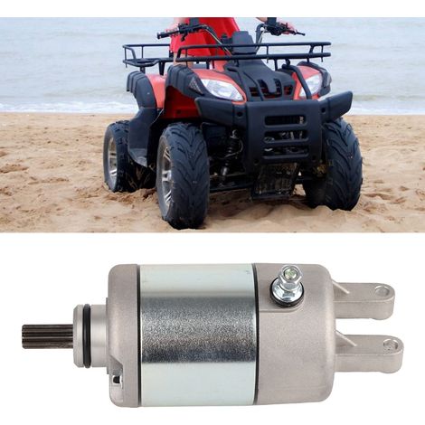 Démarreur de moteur électrique en acier compatible avec les scooters et quads Linhai 250 à 300 cm³. (1/5)