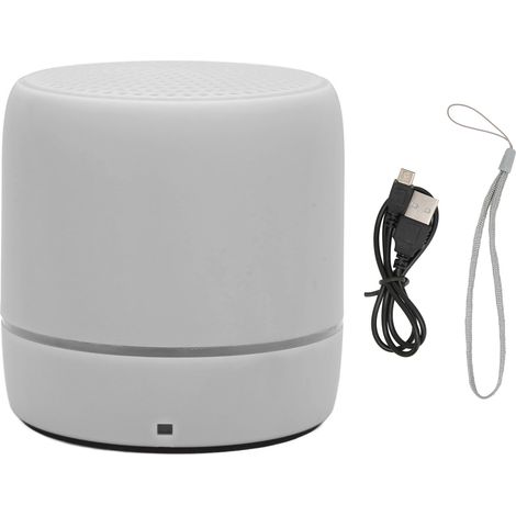 Enceinte Bluetooth 5.0 Mini, Son Stéréo Clair avec Basses Riches, Portable pour Extérieur - Gris (1/5)