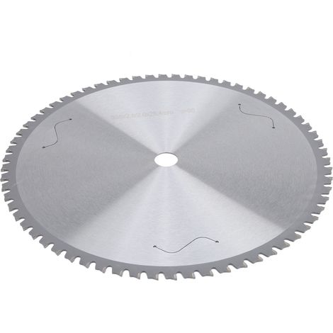 Lame de scie circulaire métal acier rapide coupe fer 305x2,4x1,8x25,4mm 60 dents outillage quincaillerie (1/5)