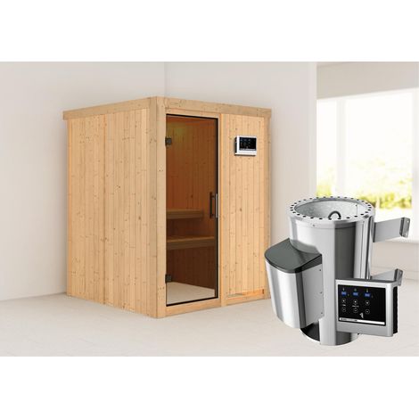 MH Minja Front 3,6kW ext.Strg graphitfarbende Ganzglastür