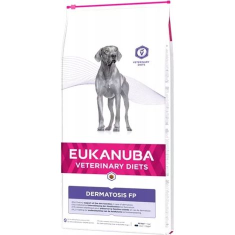EUKANUBA Formule Dermatose Croquettes pour chiens souffrant d'hypersensibilité alimentaire 12 kg