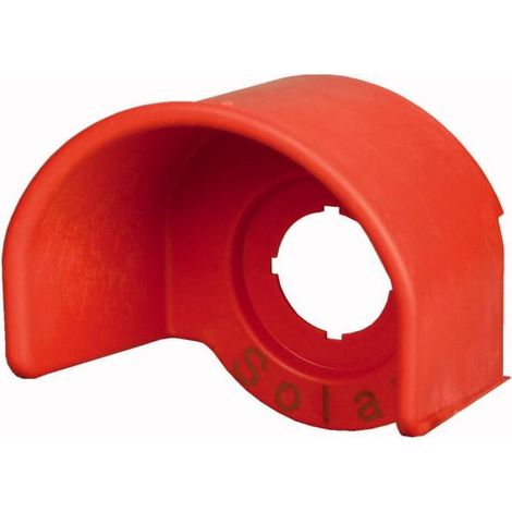 Collerette de protection rouge avec marquage laser SOLAR EATON M22R-SOL-XGPVQ
