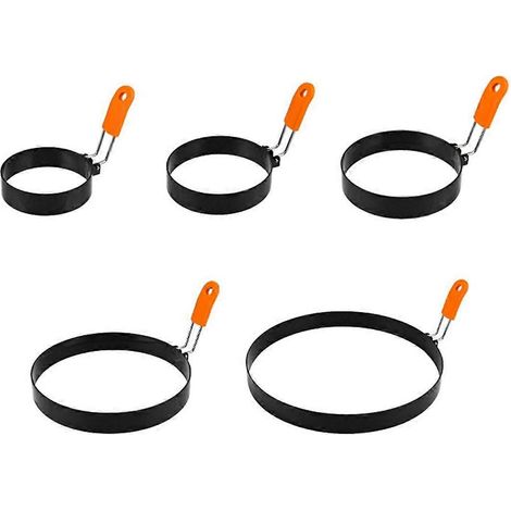 Hochwertige Eierform, 5-teilig, 8,9 cm (3,5 Zoll), antihaftbeschichtet.