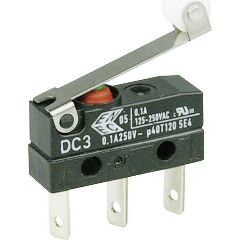 ZF DC3C-L1RC Microrupteur DC3C-L1RC 250 V/AC 0.1 A 1 x On/(On) IP67 à rappel 1 pc(s) (1/2)