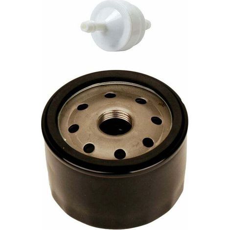 Ölfilter 492932 492056 492932S 695396 696854 AM125424 mit Kraftstofffilter 394358 394358S AM38708 für Briggs & Stratton Rasenmäher (1/4)