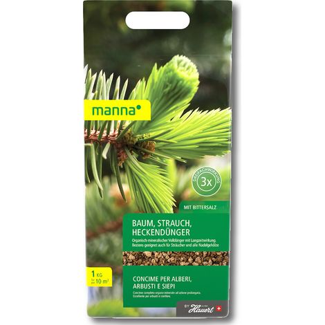 Manna Baumdünger Strauchdünger Heckendünger 1 kg Bittersalz Nadelbaum