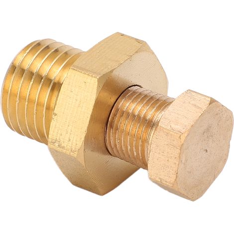 Bouchon de vidange adaptateur M14x1.5 vers 1/8 NPT, vis de carter d'huile, outil de refiletage, universel pour voiture (1/5)